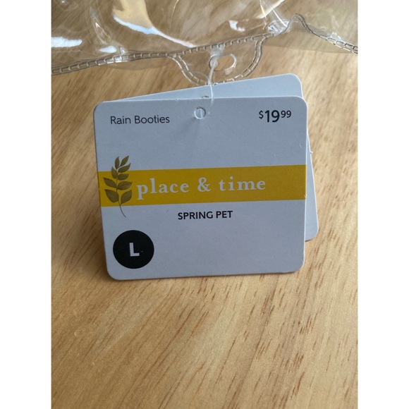 Place & Time Pet Dog Rain Boots Booties - Picture 7 of 7